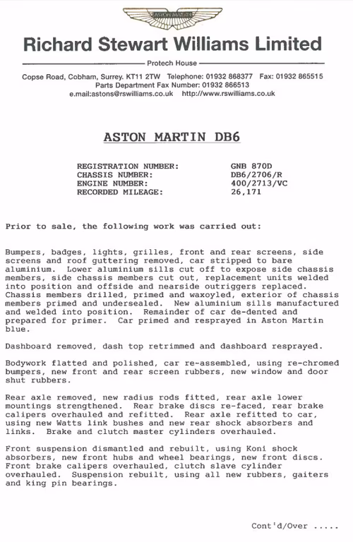Aston Martin DB