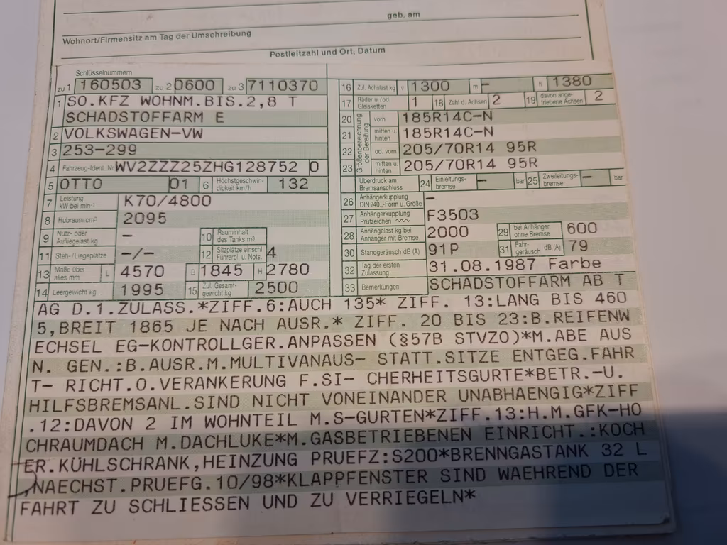 Volkswagen T3 andere