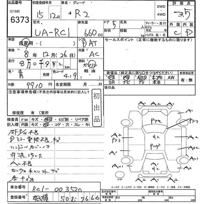 SUBARU R2