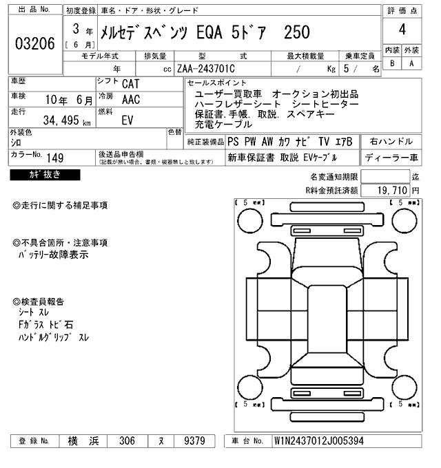 MERCEDES BENZ EQA