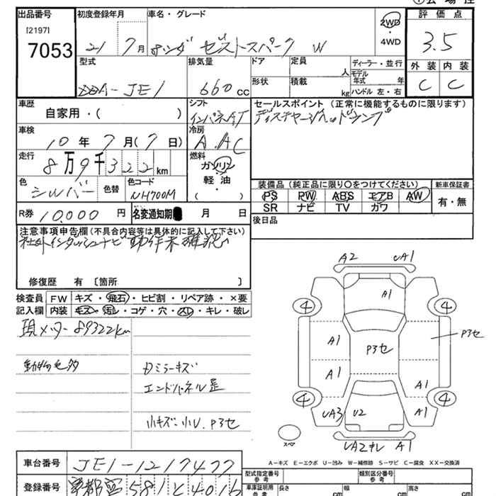 HONDA ZEST SPARK