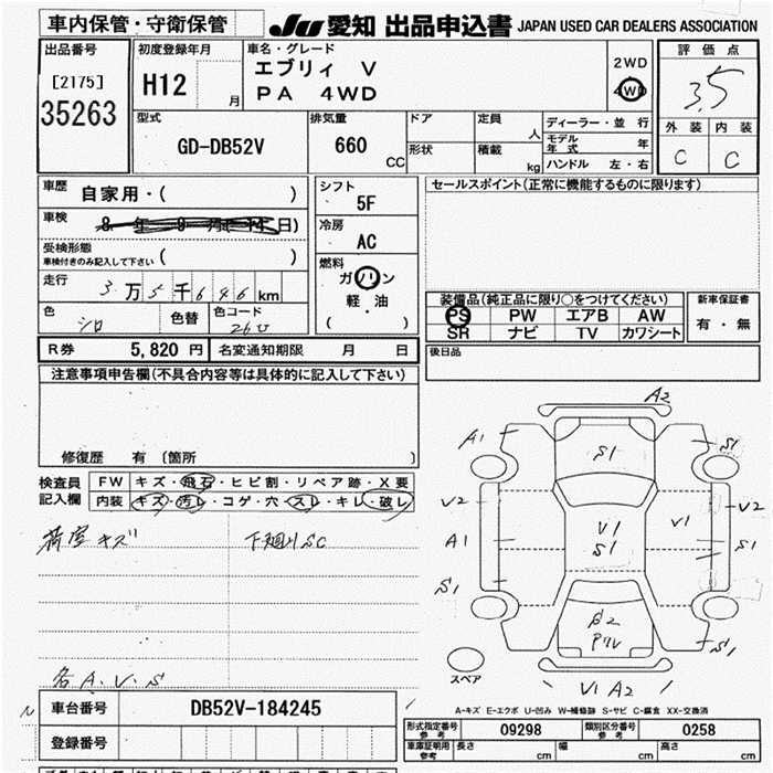 SUZUKI EVERY VAN