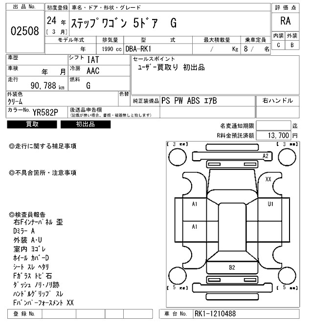 HONDA STEPWGN