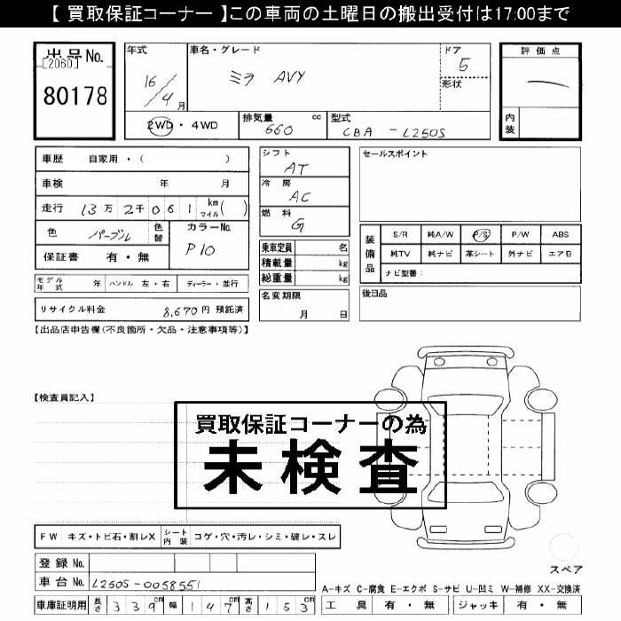 DAIHATSU MIRA AVY