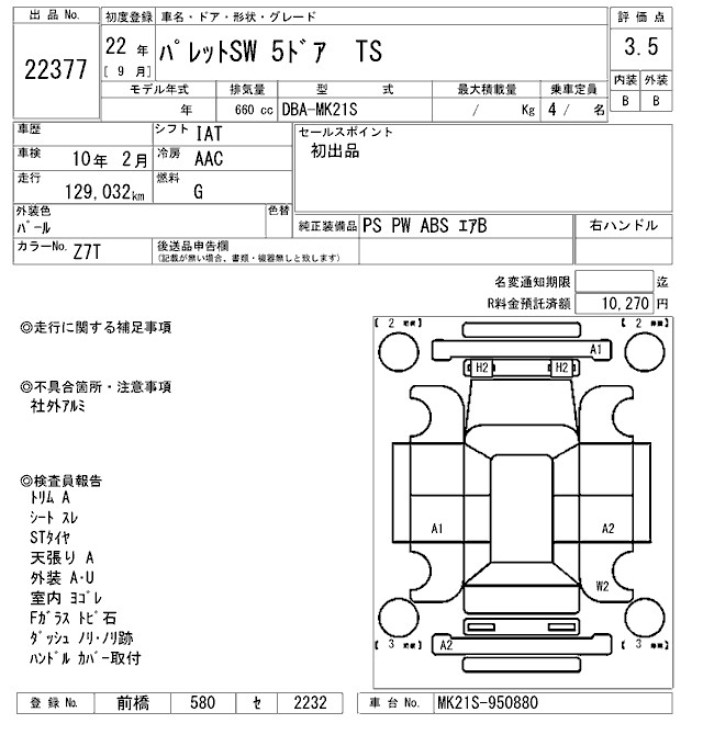 SUZUKI PALETTE SW