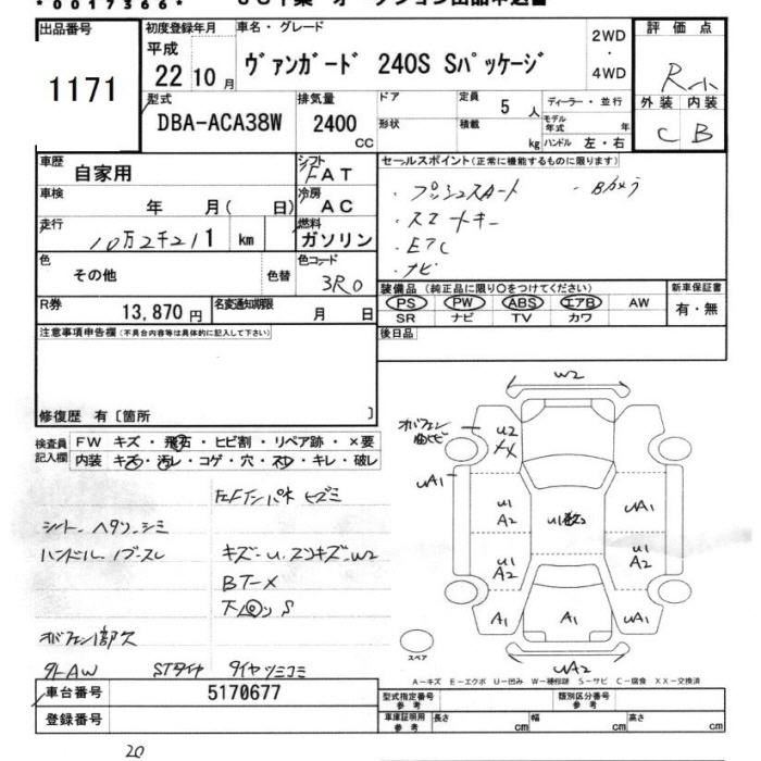 TOYOTA VANGUARD