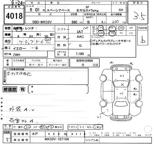 SUZUKI SPACIA BACE