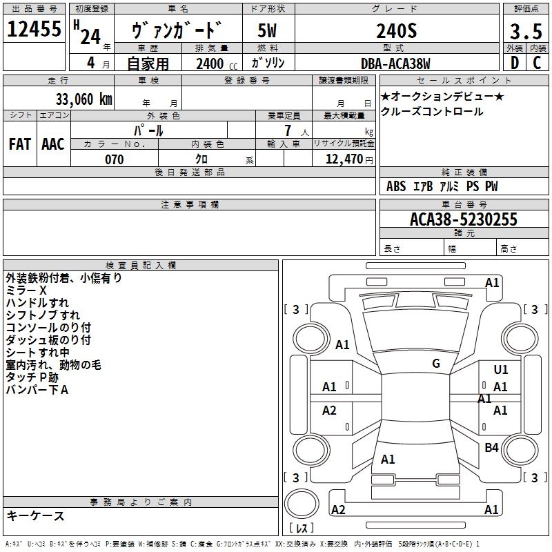 TOYOTA VANGUARD