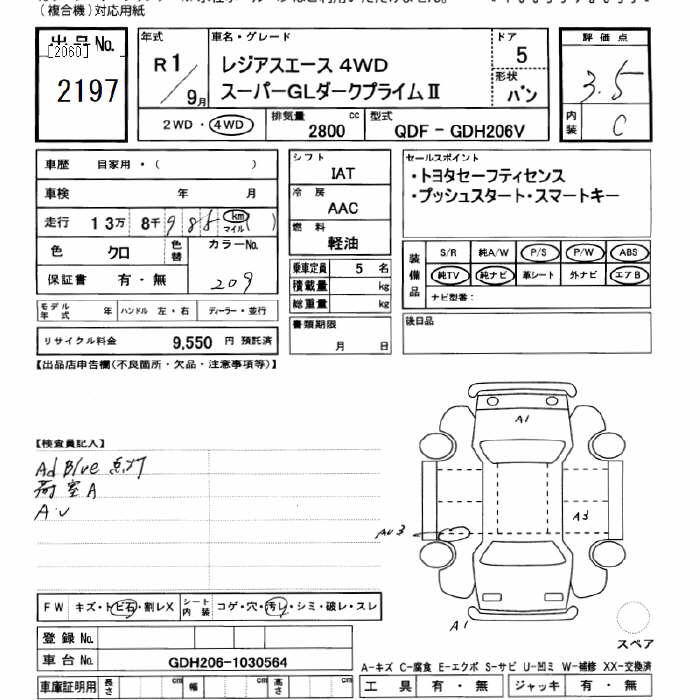 TOYOTA REGIUS ACE