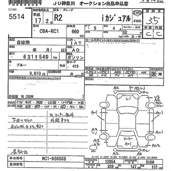 SUBARU R2