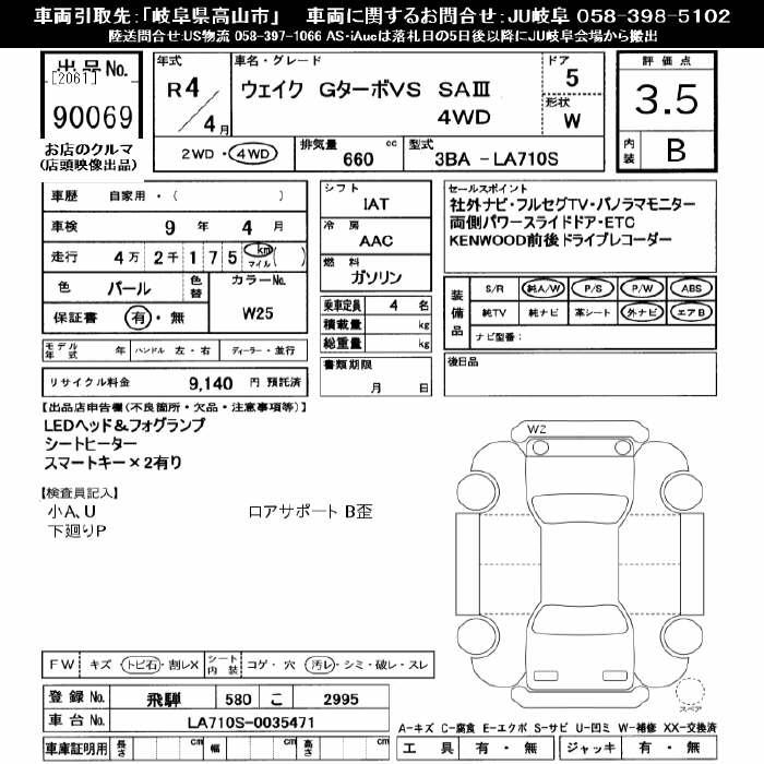 DAIHATSU WAKE