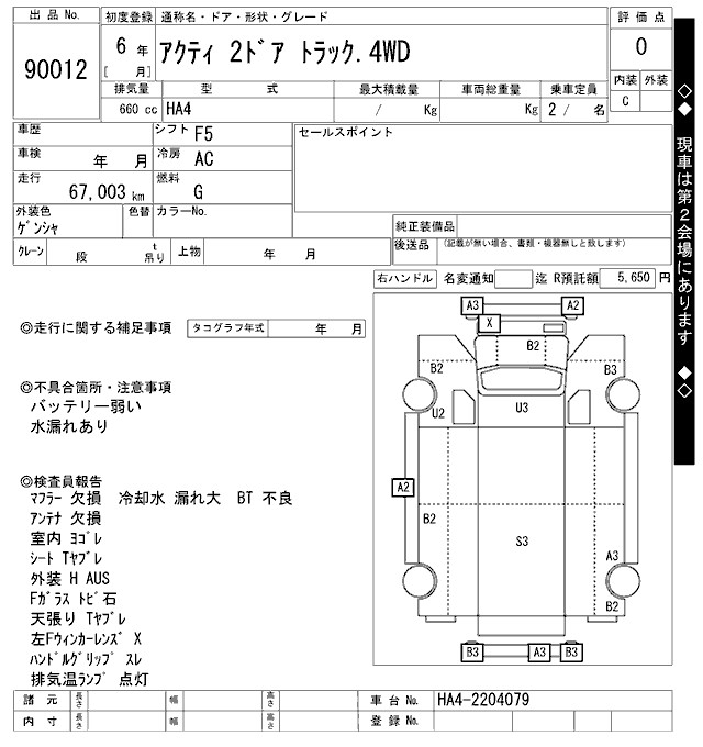 HONDA ACTY