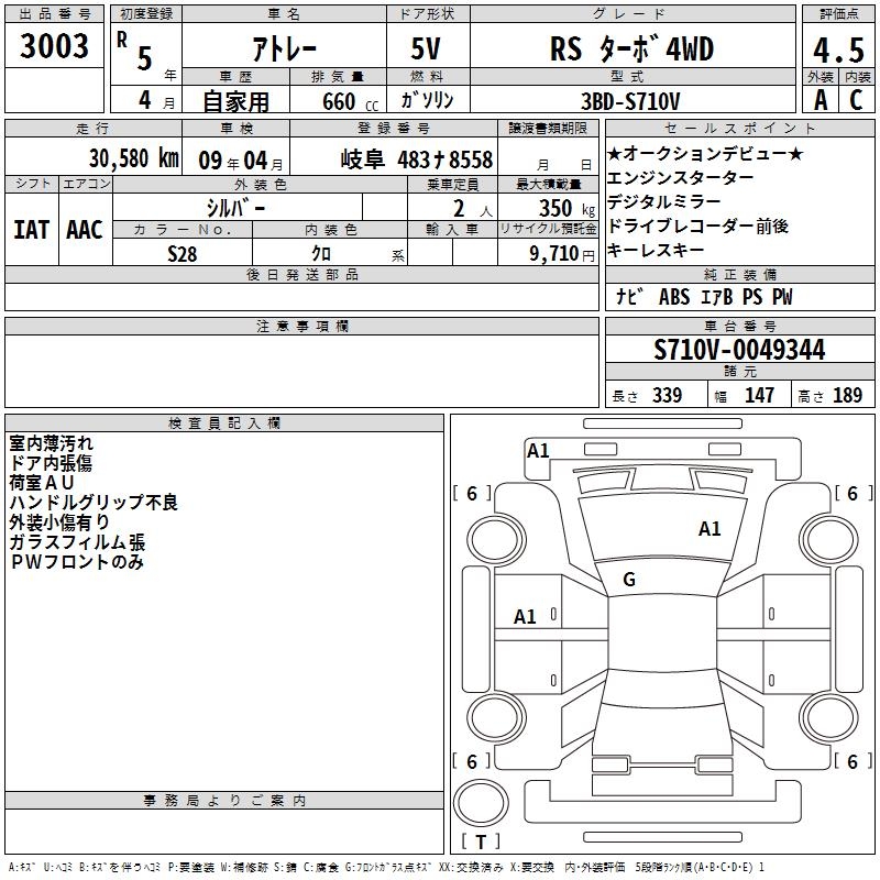 DAIHATSU ATRAI