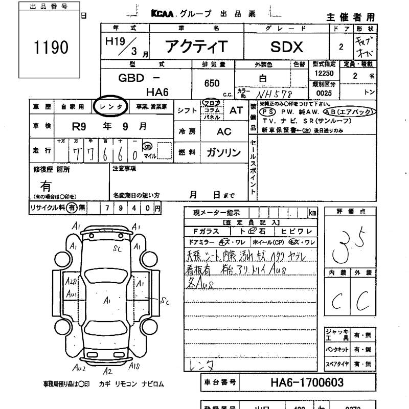 HONDA ACTY TRUCK
