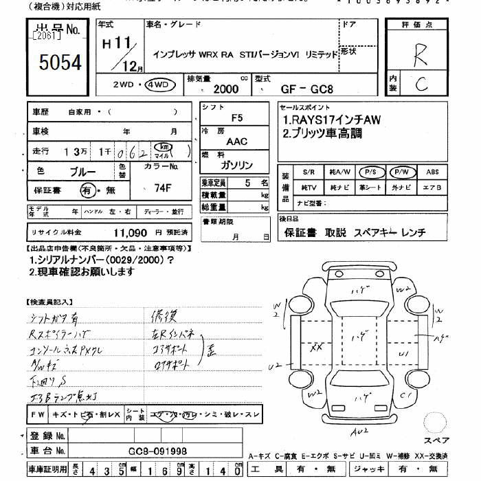 SUBARU IMPREZA