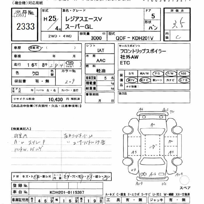 TOYOTA REGIUS ACE