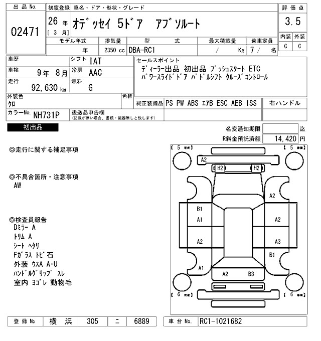 HONDA ODYSSEY