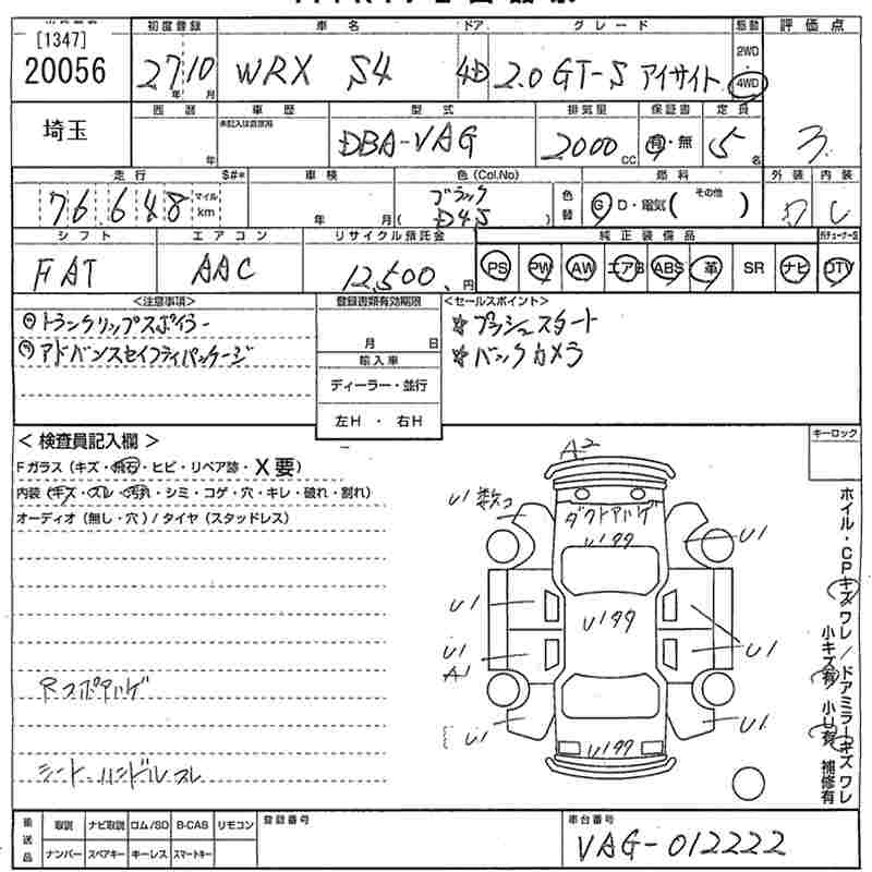 SUBARU WRX S4