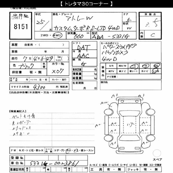 DAIHATSU ATRAI