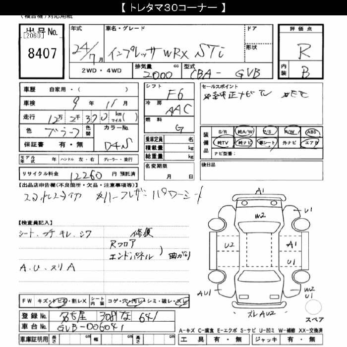 SUBARU IMPREZA WRX