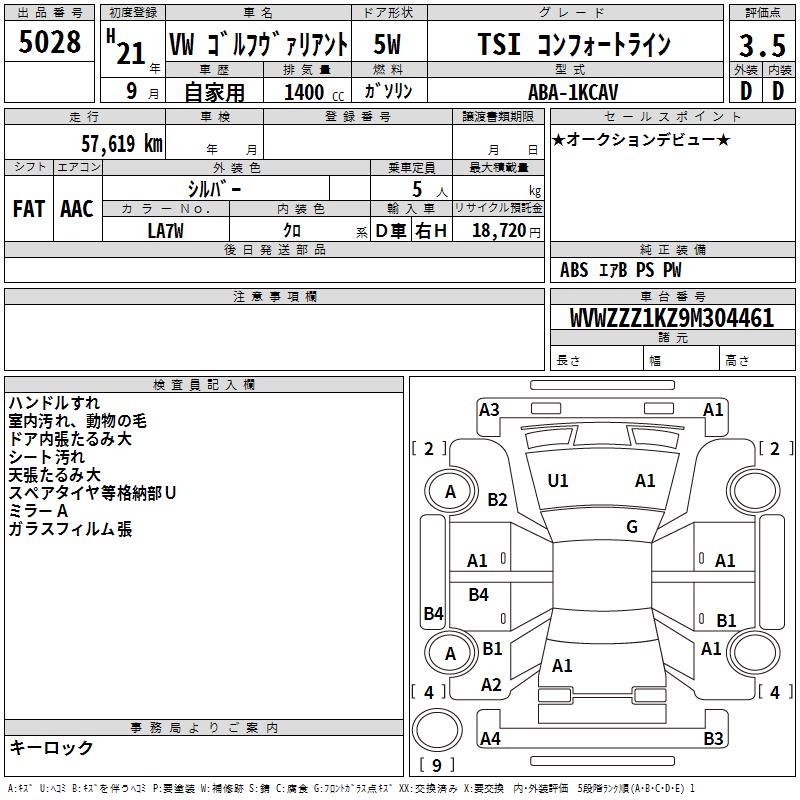 VOLKSWAGEN GOLF VARIANT