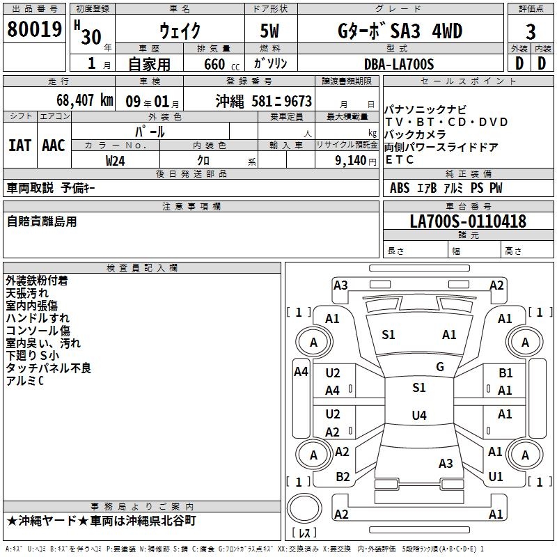 DAIHATSU WAKE