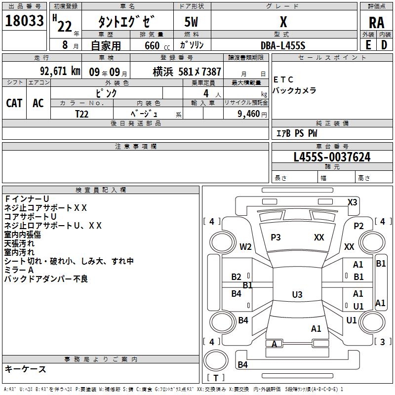 DAIHATSU TANTO EXE