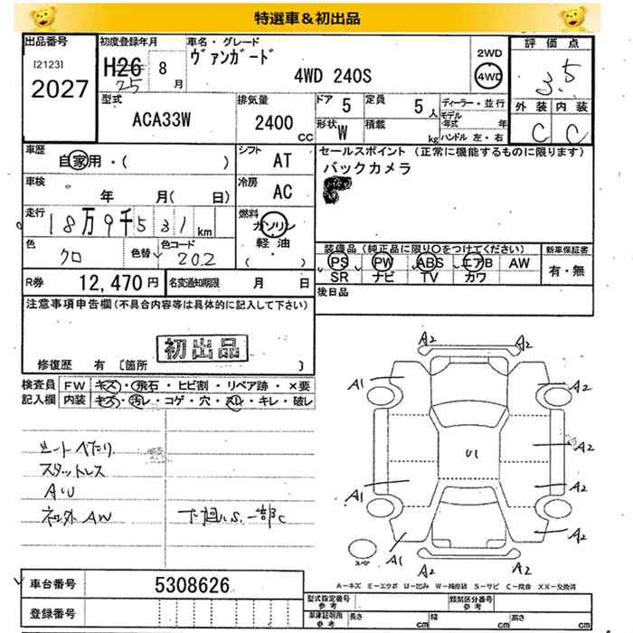 TOYOTA VANGUARD