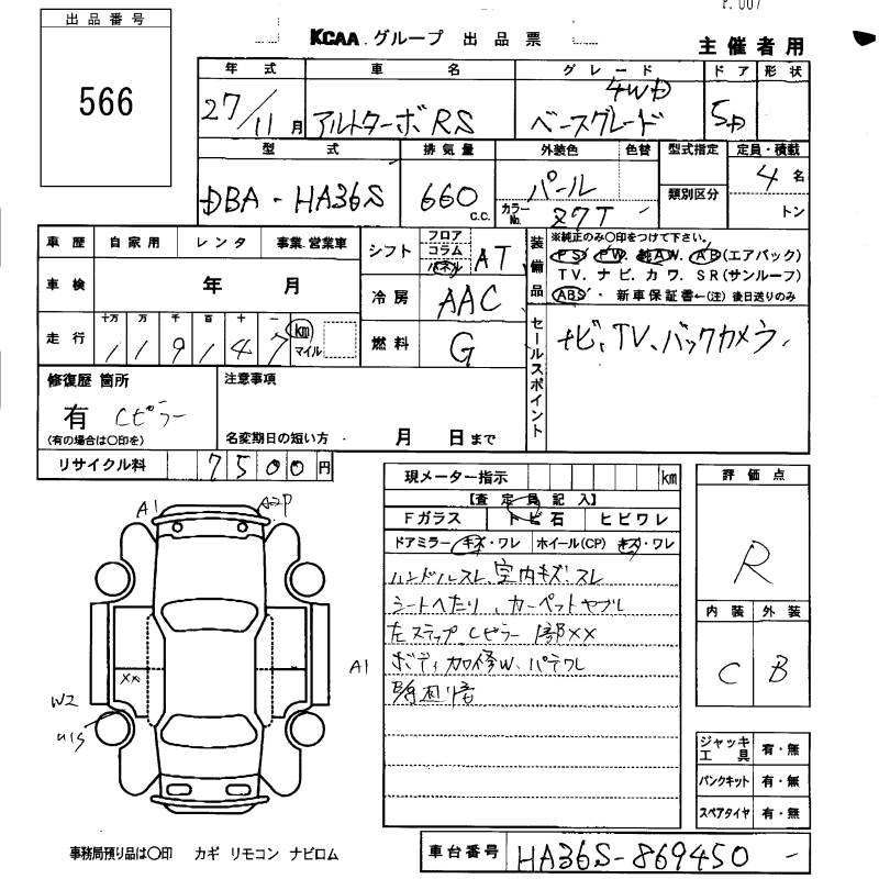 SUZUKI ALTO TURBO RS