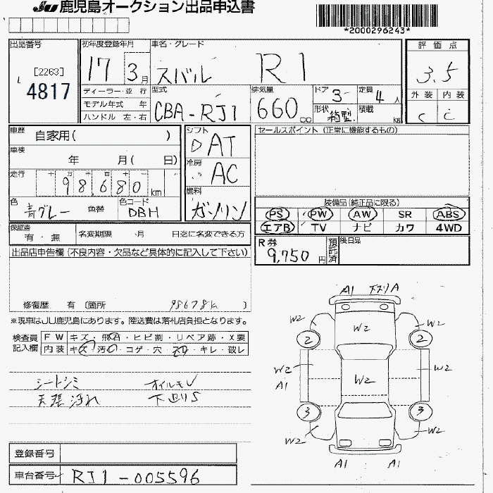 SUBARU R1