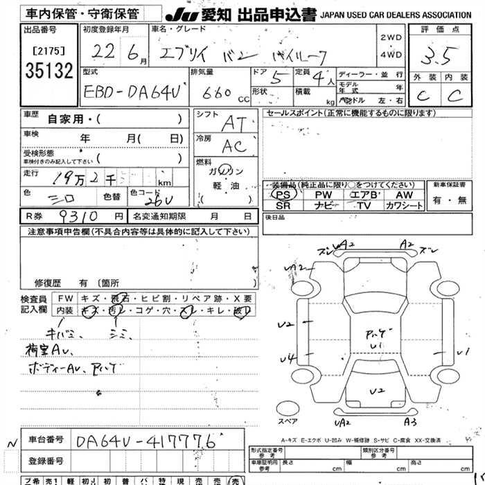 SUZUKI EVERY VAN
