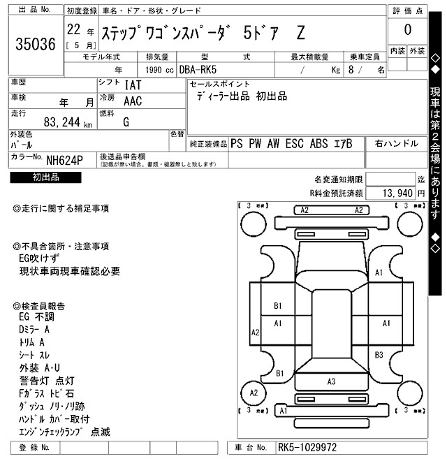 HONDA STEPWGN SPADA