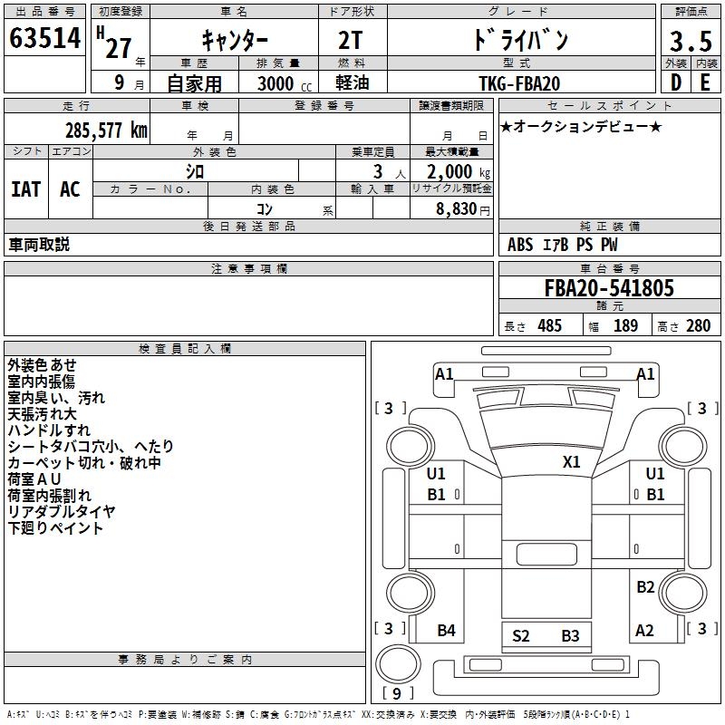 MITSUBISHI CANTER