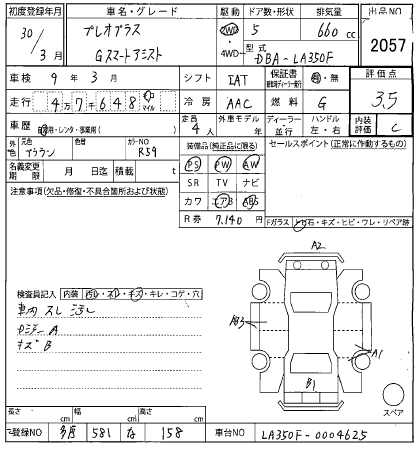 SUBARU PLEO PLUS