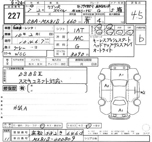 SUZUKI WAGON R SMILE