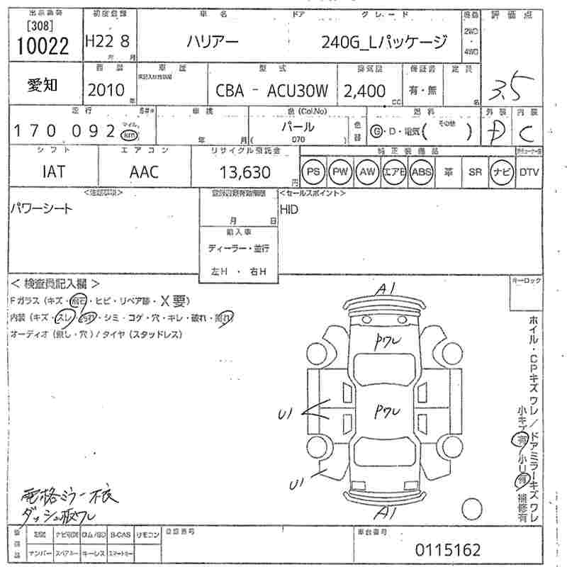 TOYOTA HARRIER
