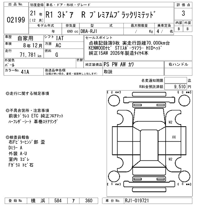 SUBARU R1