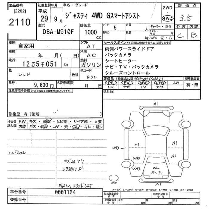SUBARU JUSTY
