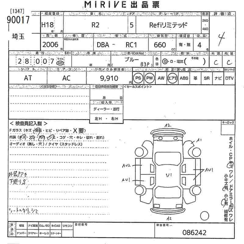 SUBARU R2