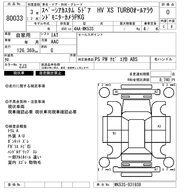 SUZUKI SPACIA CUSTOM