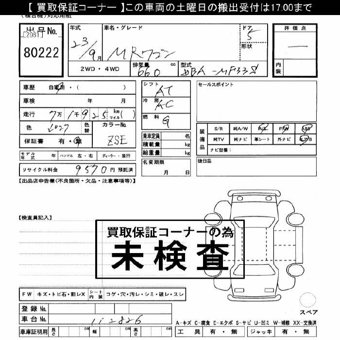 SUZUKI MRWAGON