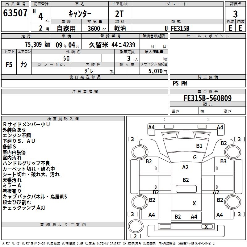 MITSUBISHI CANTER