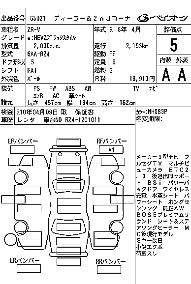 HONDA ZR-V
