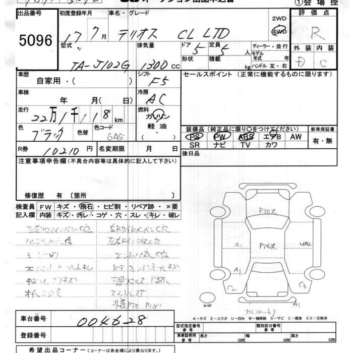 DAIHATSU TERIOS