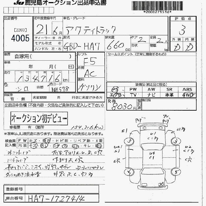 HONDA ACTY