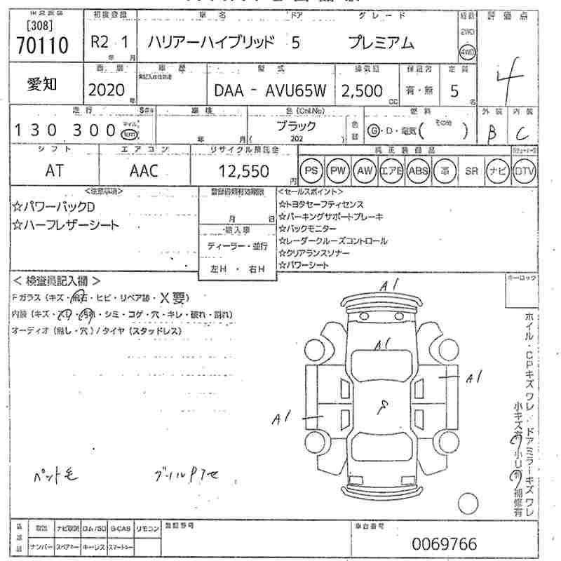 TOYOTA HARRIER