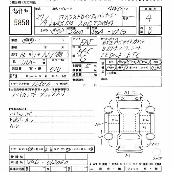 SUBARU WRX S4