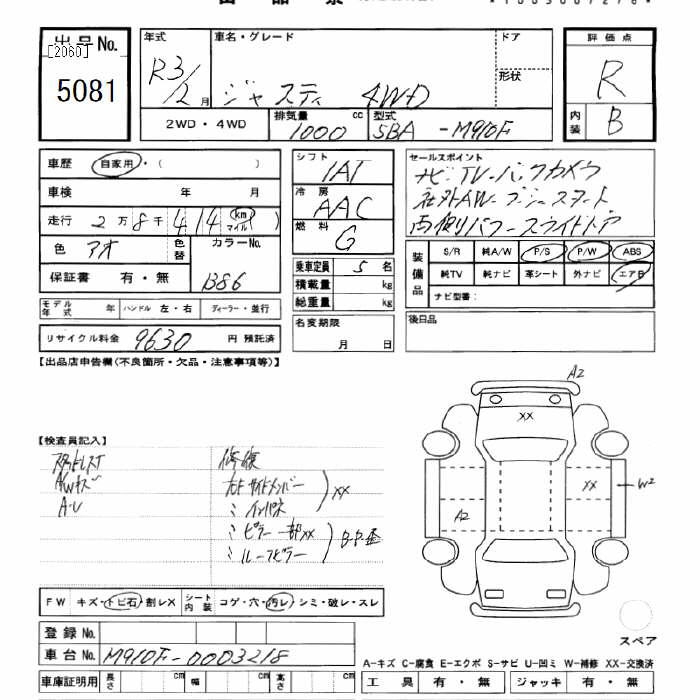 SUBARU JUSTY