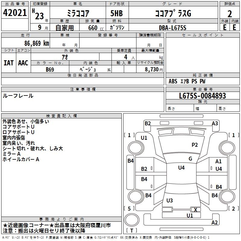 DAIHATSU MIRA COCOA