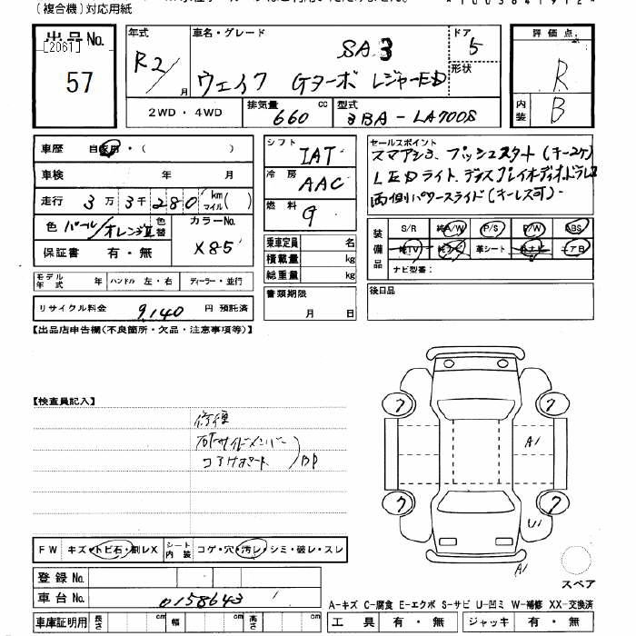 DAIHATSU WAKE